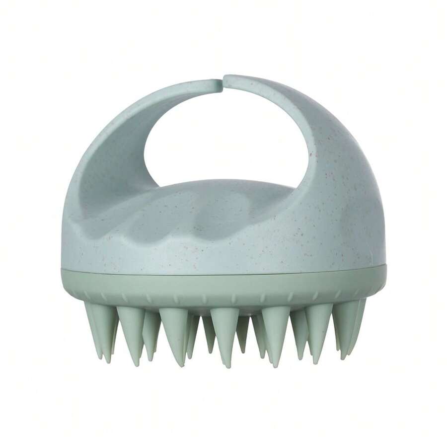 Este exfoliante de cuero cabelludo de doble uso, elaborado a partir de paja de trigo, es un cepillo de champú y un peine de masaje que limpia la grasa del cuero cabelludo y elimina la grasa del cuero cabelludo.