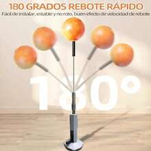 Saco de Box Bag with Base for AdultsPera de Boxeo de Altura Ajustable Punching Bag with 180°Rebound Comes with a Pair of Boxing Gloves para Boxeadores en Gimnasio Lucha etc Saco de Boxeo - Multicolor - Ver 3