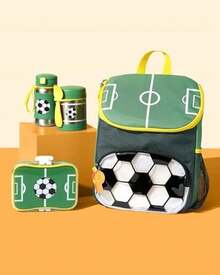 14" Sparks Seashell Big Kid's Backpack - Cute Toddler School Bag For Ages 3+ - Soccer - 查看 4