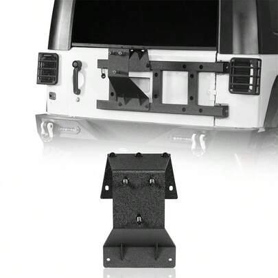 Tailgate Spare Tire Carrier Mount Holder Rack For 2007-2018   JK