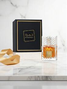 Perfume Árabe Unisex de Lujo, Fragancia Tipo Khamrah 100ml, Aroma Intenso Dátiles y Especias, Colonia Duradera 24H, Regalo para Pareja Novio Novia, Loción Dulce Estilo Dubai, Oferta Especial - Leñoso y terroso - Ver 4