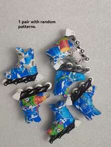 1pc Finger Skateboard Toy Set, Mini Finger Skateboard Scooter - Multicolor - View 14