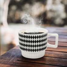 Garneck Taza De Café De Cerámica 350Ml Estilo Nórdico Para Café Té Jugo Uso Diario Oficina Hogar(default) - Multicolor - Ver 5