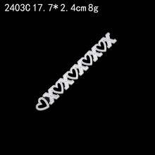 1个心形金属模切模具，2025金属切割模具，适用于纸卡制作、剪贴簿DIY卡片、相册工艺装饰