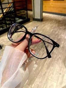 "T I F F A N Y"Series Blue Light Frames Eyeglasses Retro Clear View Blue Light Glasses For Eye Protection Computer Vision Glasses Men Women Computer Gaming Glasses Rectangle TR90 Frame Anti Eyestrain  ,Blue Light Glasses For Woman Men Safety Glasses Blue Light Blocking Glasses Protection Computer Gaming Glasses Women Cute Light Weight  Oversized Non Prescription Small Face Square Cat Eye Reduce Eye Fatigue On Computers, TVs, Phones, And Games, Suitable For Computer Lense Screen Protector Plain Glasses Clear Lens Glasses Blue Light Light Blocking Glasses Blue Light Glasses Light Glasses For For Women Men Light Glasses For Glasses For Women 99 Blue Light Glasses For Woman Blue Light Glasses Women/Men, Fashion Round Frame  Computer Gaming Glasses Computer Glasses - Anti Eyestrain - màu đen - Xem 12