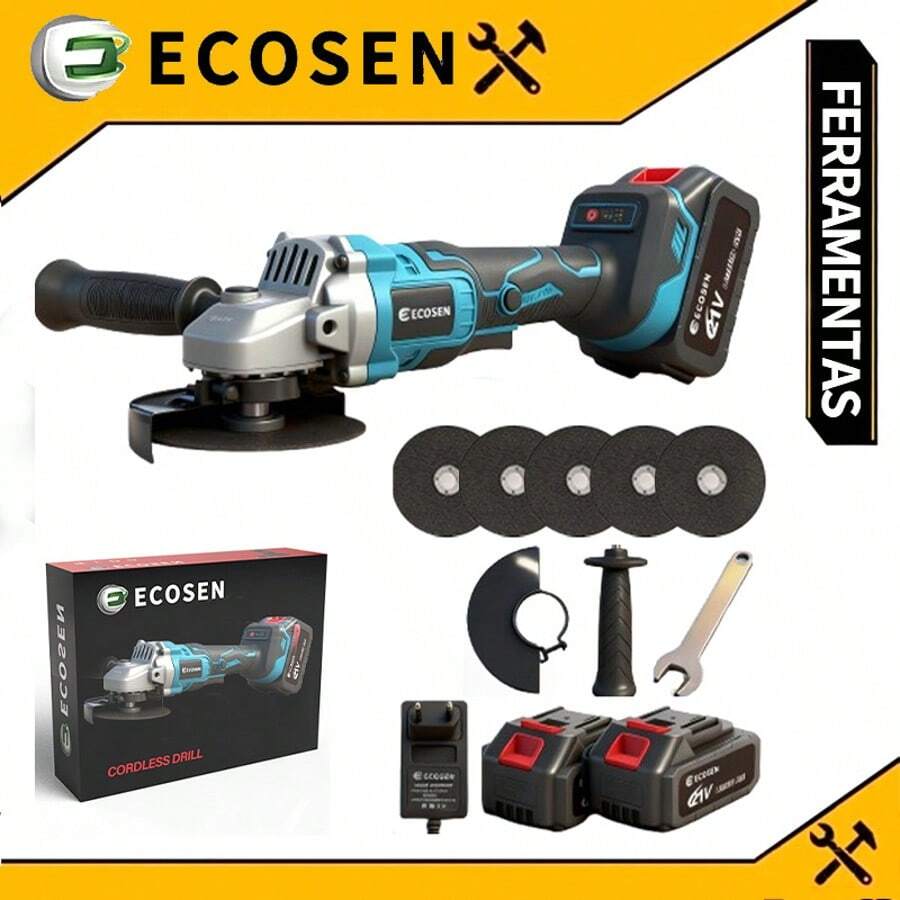 Angle Grinder Polisher/Sander And Grinder Rotation Speed 0-8000 Rpm Multifunction 6 - 藍色 - 查看 1