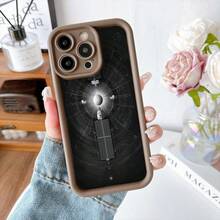 Cubierta de telefono con diseño espacial negro con impresion de satelite y estrellas para uso diario y viajes - Negro - Ver 5