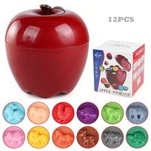 12pcs Matching Toy Set For Toddler,Preschool Education Activity Toy,Finger Exercises,Apple Shape Match Toy With Storage,Color & Shape Matching Sorters - Multicolor - View 15