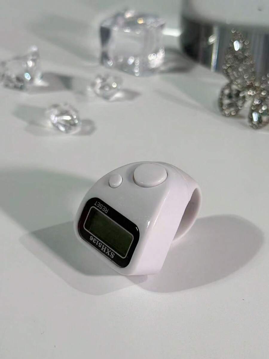 LED Display Elastic Finger Ring Counter, Electronic Tally Counter, Hand Press Counter, Counting Ring, Useful For Warehouse, Daily Prayer, Business, Festival Gifts - Multicolor - View 1
