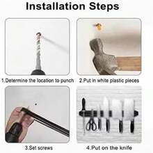 Magnetic Knife Holder For Wall | Magnetic Knife Rack For Tools And Knives | Bar Knife Magnets For Walls, Multipurpose Magnetic Knife Strip Kitchen Knife Holder For Storage Kitchen Garage Studio Tool - Multicolor - View 8