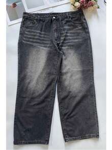 A Versatile Pair Of Straight-Leg Pants For Young People - Dark Grey - View 5