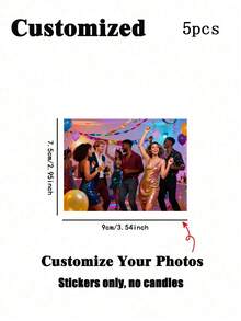 Etiquetas personalizadas para velas con foto, pegatinas personalizadas con foto, etiquetas personalizadas para propuesta de dama de honor, pegatinas personalizadas para velas, regalos personalizados con foto, regalos de aniversario, regalos de Año Nuevo, regalos de aniversario de pareja, etiquetas personalizadas para botellas de vino, etiquetas para recién casados (solo etiquetas), dama de honor, madrina, amiga, mamá, papá, abuela, pegatinas de regalo, boda, cumpleaños, Día de la Madre, Día del Padre, Navidad y otras etiquetas de regalo para días festivos - Multicolor - Ver 25