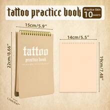 Blank Tattoo Practice Skin 1MM 10pcs/Pack Soft Skin Texture Permanent Makeup Accessories Suitable For Beginners And Experienced Tattoo Artists - Apricot - View 2