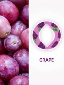 1个椭圆形水果饮料口味胶囊，创意零糖零卡路里口味环，适用于塑料水瓶、运动水杯、运动杯配件 - 彩色 - 查看 19