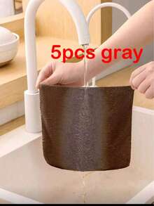 20pcs/40pcs Suction Dish Cloths, Dual-Use Kitchen Cleaning Rags, Washable/Non-Greasy/Highly Absorbent - Multicolor - View 13