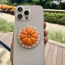 1pc Fruit Themed Magnetic Phone Holder, Retractable Slouchy Desktop Stand - Multicolor - View 9