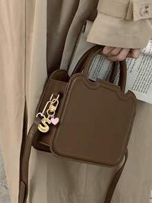 可爱字母泡泡项链吊坠,包包挂饰 - 幸运水晶吊坠搭配粉色爱心吊坠,字母 A-Z,闪亮合金包包背包挂饰 - 生日及特殊场合的完美礼物,钥匙扣包包背包汽车挂饰,送给女性和女孩的礼物,钱包和手提包配件,情人节礼物 - 彩色 - 查看 6