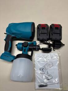 便携式喷漆机，适用于室内外墙面喷漆，家居装饰喷漆设备，电动喷漆机，家具喷漆机，栅栏污渍去除剂 - 彩色 - 查看 14