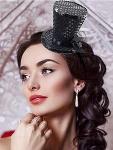 Bando Topi Mini Berpayet untuk Pesta Teh, Hiasan Kepala Fascinator Gaya Gatsby 1920-an untuk Wanita, Gadis, dan Remaja Perempuan - MultiWarna - View 8