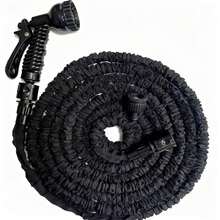 高压可伸缩花园软管套装 - 喷枪和喷嘴，适用于轻柔的宠物洗澡、高效洗车、草坪灌溉和庭院清洁 - 彩色 - 查看 14