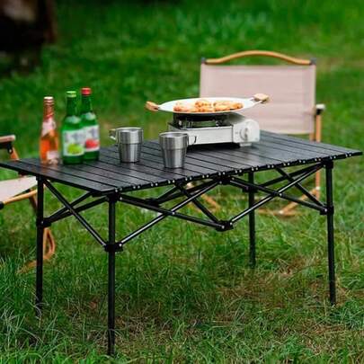 Mesa Dobrável Portátil Camping Churrasco Pesca Varanda