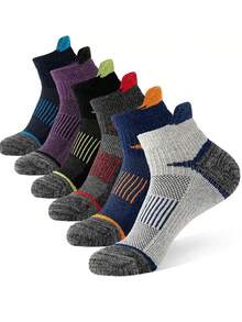 6 Paar Herren atmungsaktive feuchtigkeitsableitende bequeme Sport- und Freizeitsocken für alle Jahreszeiten - Verschiedenfarbig - Übersicht 4