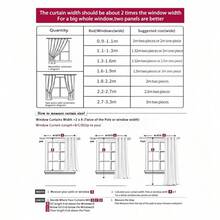 2pcs Blackout Tropical Palm Leaf Curtains - Woven Polyester Linen-Like, With Rod Pocket, Modern Style, Machine Washable, Bedroom Embossed Floral Print - Multicolor - View 5