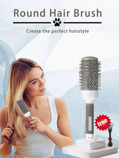 CKZXS Cepillo de pelo de grado profesional para salón - Cepillo de barril extra redondo, adecuado para peinar y secar, apto para cabello normal, cepillo para peinado, cepillo para el cabello