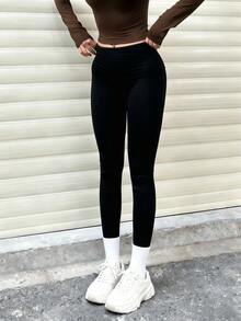 3PCS  Women's Slimming Yoga Pants,Fall Clothes For Women - Comfort Polyester Leggings For Yoga, Gym & Daily Wear. - 混合 - 查看 5