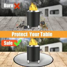 Fire Pits - 18.5in+Black - Silver - View 3