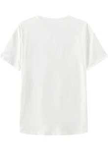 Customizable Plus-Size Vacation T-Shirt. Ideal For Seaside Trips, Poolside Lounging, Or Summer Festivals. Lightweight And Breezy For Ultimate Comfort. Your Perfect Souvenir From A Sunny Escape! - White - View 4