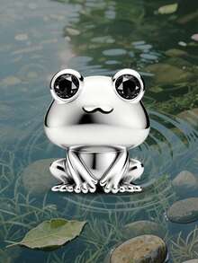 1个时尚青蛙珠吊坠，适合女士手链、手镯DIY饰品制作及日常配饰装饰，适合女孩佩戴 - 青蛙串珠 - 查看 7