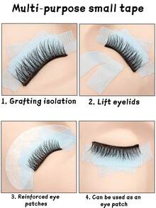 1/2/6/10/20 Rolls Of Eyelash Extension Tape, Gentle And Non-Irritating PE Material Eyelash Extension Tape, Specially Designed For Eyelash Extension, Practical False Eyelash Tool, Makeup Tool. - Multicolor - View 5