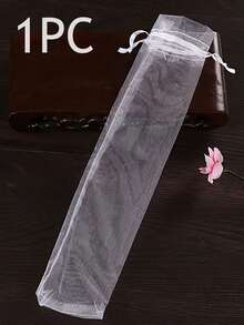 2pcs Silk Hand Fans, Decorative Solid Color Cloth Fans, Wedding Gift, Folding Bamboo Fans, DIY Desktop Hanging Decor - Beige - View 12