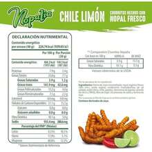 Nopalia Churritos de Maíz y Nopal Orgánico Fresco, Sabor Chile Limón, 48g, 1 Unidad - / - Ver 3