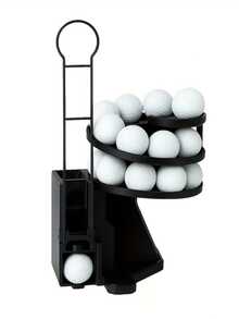 Golf Ball Launch Practice Machine - An Automatic Swing Trainer With Foot Pedal. Portable Launcher Holds 25 Balls, Features A Heavy-Duty Stable Base For Indoor/Outdoor Use. Ideal For Home Practice, Beginners, And Professionals. - màu đen - Xem 8