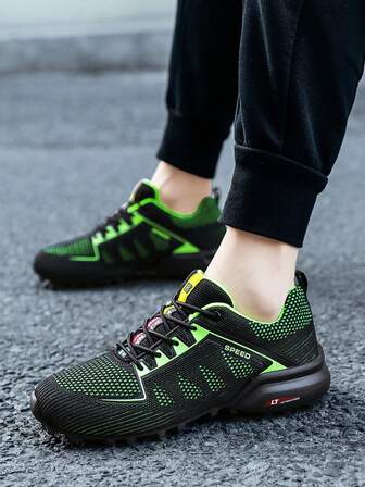 Men's Cycling Shoes, Breathable Lightweight Bicycle Shoes, Outdoor Biking Shoes, Water Shoes, Trail Running Shoes, Thick Sole Fitness Shoes, Treadmill Shoes, Big Size 45-47