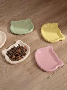 1pc Random Color Pet Bowl, Pet Freeze-Dried Food Dish, Small Cat/Dog Feeding Bowl - 100ml - View 3