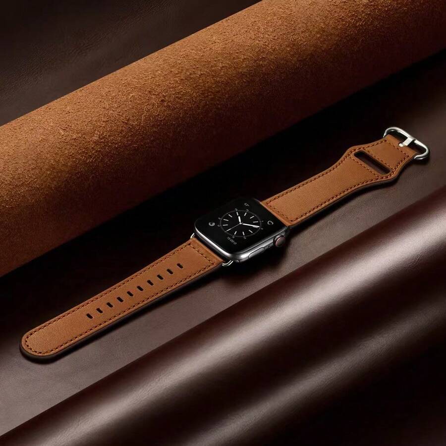 适用于 的经典皮革表带 - 彩色 - 查看 1