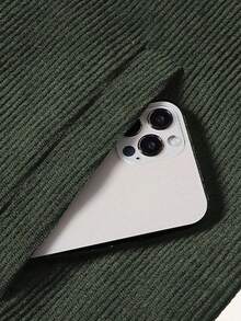 男士羊羔绒领夹克，灯芯绒棉质加厚外套，加厚工装，秋冬款