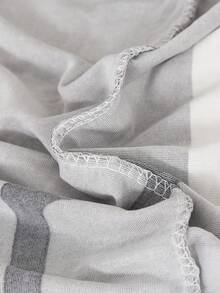 1pc Armless Sofa Bed Cover, Elastic Polyester Fiber Sofa Slipcover, Knitted Milk Silk, Suitable For All Seasons - Grey - View 7