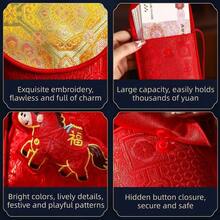 2026 Money Envelopes Year Of The Horse Red Cash Envelopes Chinese Spring Festival Hongbao Traditional Lucky Money Packets Money Pouch - Multicolor - View 8