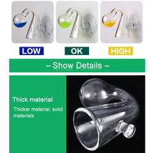 Aquarium CO2 Indicator DIY Fish Tank Liquid Tester Monitor Plants Grass CO2 System Solution Drop Checker Kit