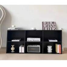Mueble Tv Estantería Mueble Mesa Para Tv Moderna Minimalista - Negro - Ver 6