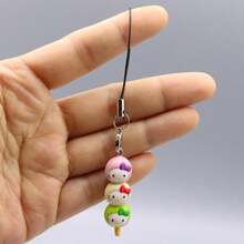 SANRIO Bộ 3 móc khóa , , thú nhồi bông hoạt hình, đồ trang trí treo tiệc, phụ kiện túi xách hoạt hình dễ thương, mặt dây chuyền túi xách, phụ kiện điện thoại, móc khóa, đồ trang trí treo di động thời trang, phụ kiện xe hơi đa chức năng theo chủ đề tiệc tùng, quà tặng tự làm cho bạn gái/các cặp đôi vào ngày Valentine, quà lưu niệm ngày lễ năm mới. - Nhiều màu - Xem 14