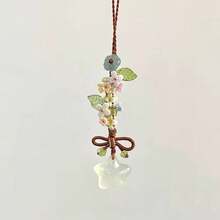 Sweet Style Hand-Woven Star And Flower Mobile Phone Pendant, A Niche, Exquisite, Literary Pendant Accessory - 星星 - 查看 1