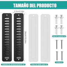 Organizador De Gorras, 2 Piezas Colgador De Gorras, Estante De Almacenamiento Montado En La Pared Para Gorra De Béisbol, 2 Métodos De Instalación, Puede Contener 32 Sombreros ()(Blanco) - Multicolor - Ver 5
