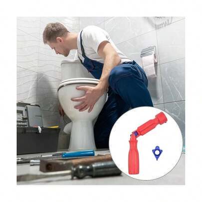 1件装马桶盖拆卸扳手，马桶盖安装及维修工具，马桶盖螺丝固定配件