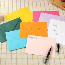 30/60/120PCS Mixed Color Self-Adhesive Mini Envelopes - Assorted Pastel & Vibrant Colors, High-Quality Paper Tiny Pockets For Gift Cards, Business Cards, Notes - Bulk Office & Craft Supplies, Gift Card Envelopes, Business Card Holders, Note Cards, Simple Design, Seadhesive Closure, Durable Paper - Multicolor - View 5