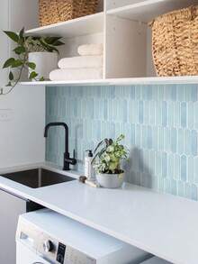 1/10/20PCS Fish Scale Matte Self-Adhesive PVC Wall Sticker, 11.8" X 11.8", Ultra-Thin And Ultra-Light 3D Wall Panel, Living Room Decorative Wall Sticker, Kitchen Backsplash, Tile Wall Sticker, Modern Decor Style, Home DIY Decoration - Multicolor - View 11